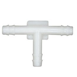 Kent Hose Connectors 3-Way Tee Universal Hose Connectors Tube x Tube x Tube 5/32x5/32 (50 per pack)