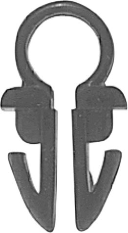 Wire Routing Clips, 1/4" Hole Diameter