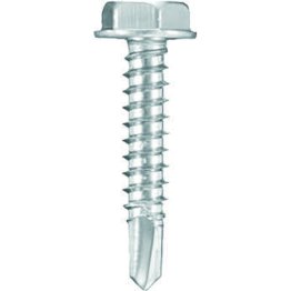 Hex Washer Head Drill Point Screw - #10 Diameter 1 Length (100 per pack)