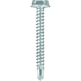 Hex Washer Head Drill Point Screw - #10 Diameter 1-1/2 Length (100 per pack)