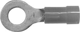Ring Tongues 12-10 AWG 12-1/4 Stud Size Vinyl-Insulated Yellow (100 per pack)