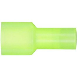 Male Disconnect-1/4 Tab Width Fully-Insulated Nylon 12-10 AWG Yellow (50 per pack)