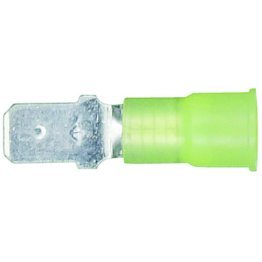Male Disconnect-1/4 Tab Width Nylon-Insulated 12-10 AWG Yellow (100 per pack)