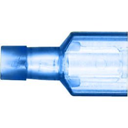 Female Disconnect-1/4 Tab Width Fully-Insulated Nylon 16-14 AWG Blue (100 per pack)