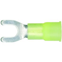 Spade Terminal 12-10 AWG Nylon-Insulated #8-10 Stud Size Yellow (100 per pack)