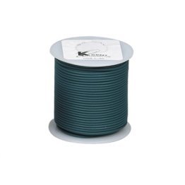 Plastic Covered Primary Wire-14 AWG Green 100' Length 15 Amps (Sold Individually)