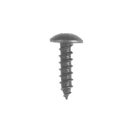 Phillips Truss Head Self-Tapping Screw - M4.8 Diameter; 16mm Length; 11mm Head Diameter; Phillips Drive; Truss Head; Steel; Black Oxide Finish (100 per pack)