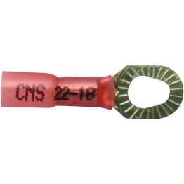 Ring Tongues 22-18 AWG 6-8-10 Stud Size Red (50 per pack)