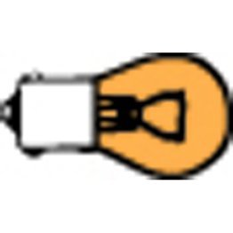 Bulb-12V Miniature Single Contact Bayonet/Brass-Base Type 600 Life Hours 24 Candlepower Industry Designation/Number -1156NA (10 per pack)