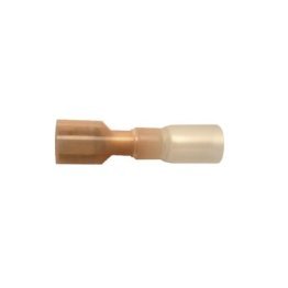 Female Disconnect-1/4 Tab Width Fully-Insulated 22-18 AWG Red (50 per pack)