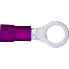 Ring Tongues 8 AWG 3/8 Stud Size Nylon-Insulated Red (25 per pack)