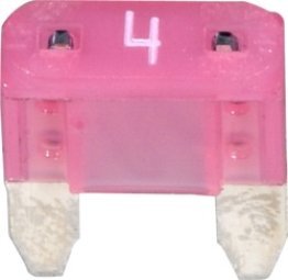 MINI Fuses-4 Amps Pink (5 per pack)