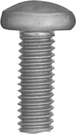 Phillips Pan Head License Plate Screw - M6-1.0 Diameter; 16mm Length; Zinc Finish (250 per pack)