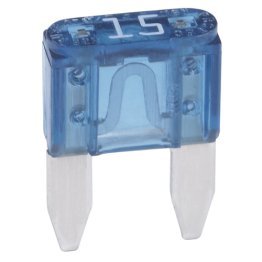 MINI Fuses-15 Amps Blue (5 per pack)