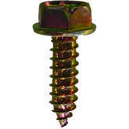Phillips Hex Head License Plate Screw - M6 Diameter; 20mm Length; 10mm Across Flats (250 per pack)