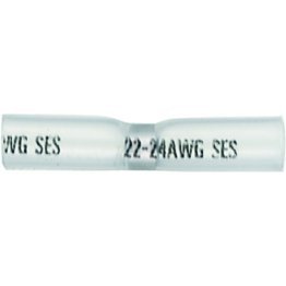 Butt Connector 24-22 AWG Clear (25 per pack)