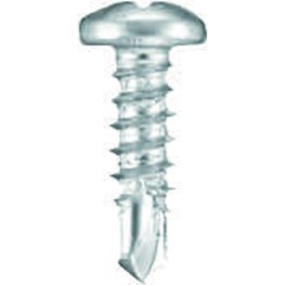 Phillips Pan Head Drill Point Screw - #6 Diameter; 1/2 Length; Phillips Drive (100 per pack)