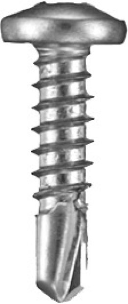 Phillips Pan Head Drill Point Screw - #10 Diameter; 3/4 Length (100 per pack)