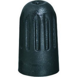Kent Tire Repair Tire Valve Cap - Long-Skirted Black Plastic (100 per pack)