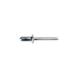 Specialty Rivet for Mercedes Benz/Ford, Steel, 6.3mm Diameter, 1/2" Flange Diameter, 3/16-17/64" Grip Range (Pack of 10)