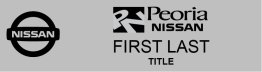 Peoria Name Badge - Name & Title