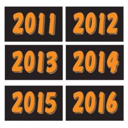 Fire Red Year Model Signs