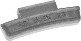 AWZ Series Polymer-Coated Zinc Clip-on Wheel Weight ()