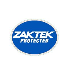 ZAKTEK Large Blue Oval Service Cling - 1000 Sticker Roll
