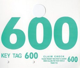 Service Control Tags (1000 per box)