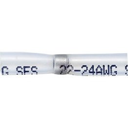 Butt Connector 24-22 AWG, Clear (Pack of 50)