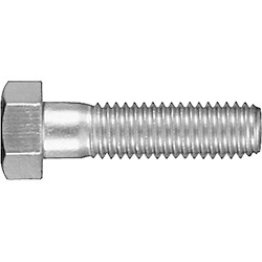 Hex Cap Screw, Class 8.8, JISB1180, Steel, Zinc Finish, M10-1.25 x 20 mm (Pack of 25)