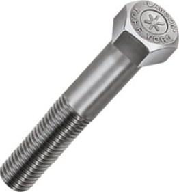 Tuff-Torq® - Hex Cap Screw, Grade 8, Alloy Steel, Zinc Finish, 3/8-16 x 3/4 " (Pack of 100)