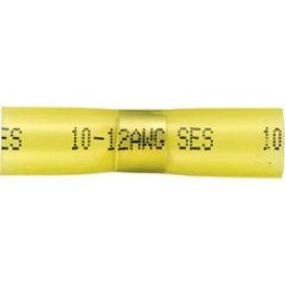 Butt Connector 12-10 AWG, Yellow (Pack of 50)