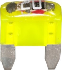 MINI Smart Glow Fuses-20 Amps , Yellow (Pack of 5)