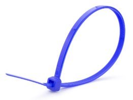 Blue Cable Ties Color-Coded, 8 " Length (Pack of 50)