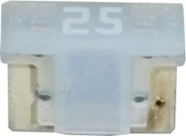 Low-Profile MINI Fuses-25 Amps , Natural (Pack of 5)