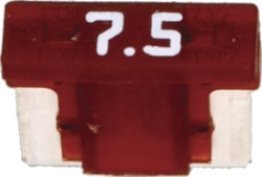 Low-Profile MINI Fuses-7.5 Amps , Brown (Pack of 5)
