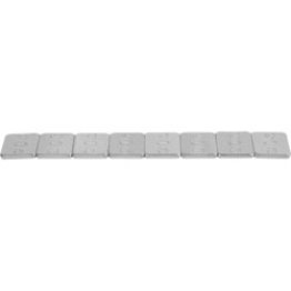 Adhesive Wheel Weight for HD Trucks, Low-Profile, Nano-Coated Steel, 0.50 oz. Segments, 8 Segments per Strip, 4 oz. Total Strip Weight (Pack of 28)