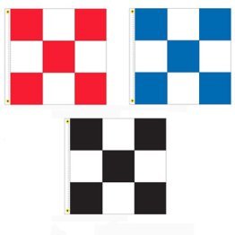 3' x 3' Checkered Race Style Flag
