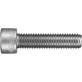 Socket Head Cap Screw, A2 Stainless Steel, Plain Finish, M3-0.5 x 12mm (Pack of 25)