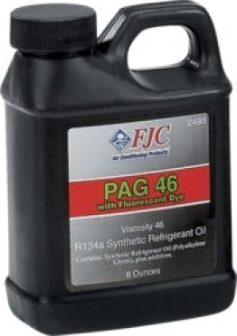 FJC - PAG 46 Refrigerant Oil with Fluorescent Dye Leak Detection (Pack of 1)