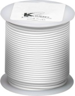 Cross Linked Primary Wire-12 AWG, White, 100' Length, Temperature Rating (-67 to 257)° - Meets SAE J1128, Type SXL, GXL, and TXL (Pack of 1)