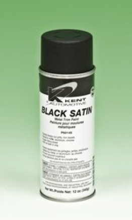 Black Satin Metal Trim Paint 16 oz. Aerosol Can (Pack of 1)