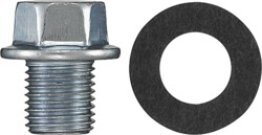 Metric Drain Plug with Gasket - M12-1.25 Thread Size (Pack of 10)