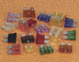 MINI/ATO/MAXI® Fuse Assortment, 24 Items, 100 Pieces, Includes 2-30 Amps MINI Fuse, 3-30 Amps ATO Fuse, 20-60 Amps MAXI® Fuses (Pack of 1)