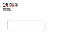 Peoria Nissan Window Envelope - 5000 ct
