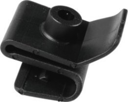 Front Fender Liner Nylon U-Nut for Toyota, Nylon, Black, M5.5 Screw Size, Up to 2mm Panel Range, 11mm Center of Hole to Edge (Pack of 15)