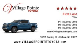 Village Pointe Toyota Tacoma Business Card