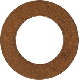 Copper Drain Plug Gasket and Sealing Ring, M16 ID x M22.5 OD, 1.6mm Thickness (Pack of 10)