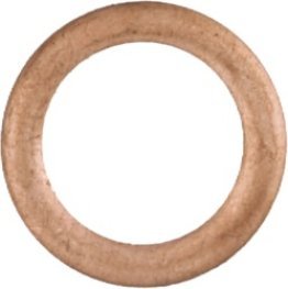 Copper Drain Plug Gasket, 1/2" ID, 0.0937" Thickness (Pack of 10)